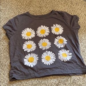 “well worn Los Angeles” girls large crop top